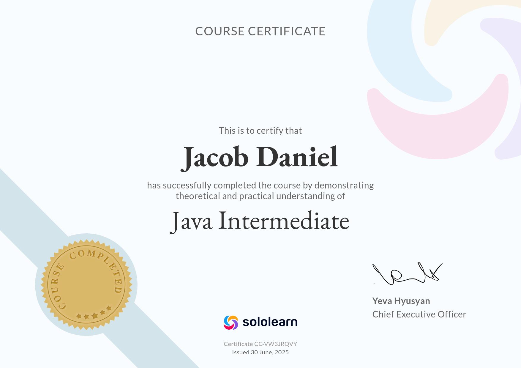 Java Intermediate