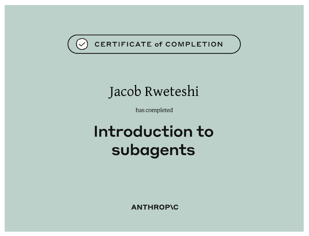 Introduction to SubAgents
